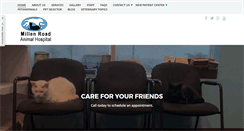 Desktop Screenshot of millenroadanimalhospital.com